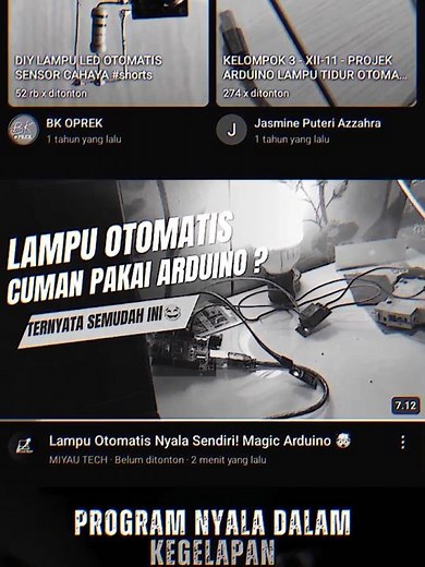 lampu otomatis arduino