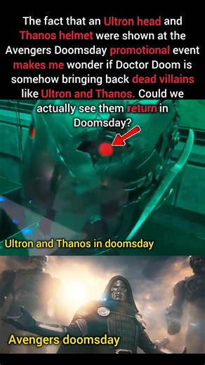 Why Were Thanos Helmet and Ultron’s Head Shown at the Doomsday Event? #shorts