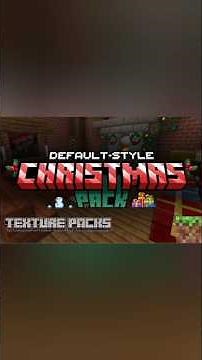 Minecraft bedrock Default-Style Christmas Pack