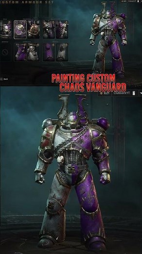 CUSTOM CHAOS SPACE MARINE 2 PAINTING HOW TO GUIDE COLOUR SCHEME | Warhammer 40K Spacemarine 2 #40k