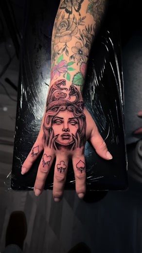 A couple 🔥 hand tattoos #757 #fyp #LIVEIncentiveProgram #SideHustleLIVE #PaidPartnership