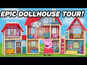 Peppa Pig’s HUGE New Dollhouse Tour! 🏡🐷 Pretend Play & Toy Storytime
