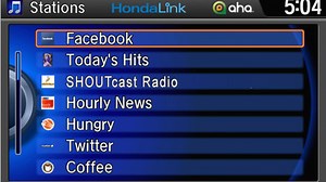 HondaLink brings Aha Radio-powered audio content to Honda vehicles
