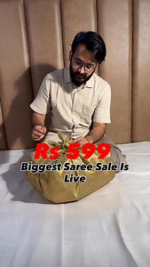 28K views · 517 reactions | Har naye saal ke saath ek nayi shuruaat ✨ Aur is shuruaat ke liye ek perfect saree  ₹599 starting price Flat 10% OFF on new arrivals Limited stock – First come, first serve #NewYearSale #BiggestSareeSale #BanarasiSaree #SareeLove #SareeShopping #EthnicWearIndia #IndianWeaves #AffordableFashion #DesiStyle #ShopNow | Unique Threads Sarees | Facebook
