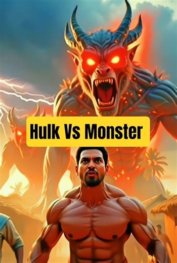 Monster Invasion on Village 😱 Hulk’s Rage Unleashed | 4K Cinematic #Ai #Hulk