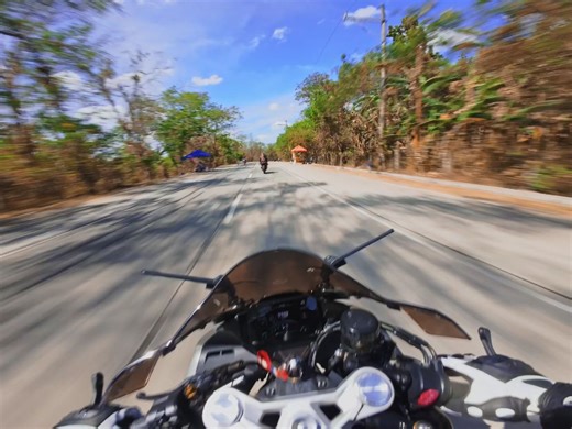 原声跑山第一视角，ZX6R vs450SR 自己的排气声听不到全是6r的声音 [4K]