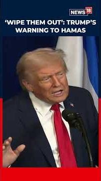 Trump Warns Hamas: Disarm Or 59 Nations Will ‘Wipe You Out’ | Middle East Peace Plan | N18S
