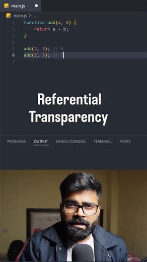 Lovekesh Pal on Instagram: "Referential Transparency"