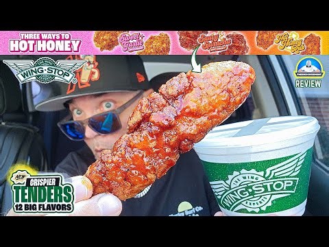 Wingstop® Saucy Sriracha Hot Honey Tenders Review! 🔥🍯🐔 | Hot Honey Trio | theendorsement