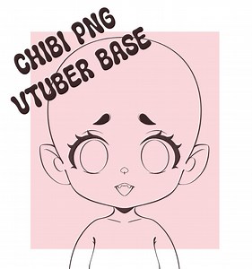 Chibi Png Vtuber Base - Etsy