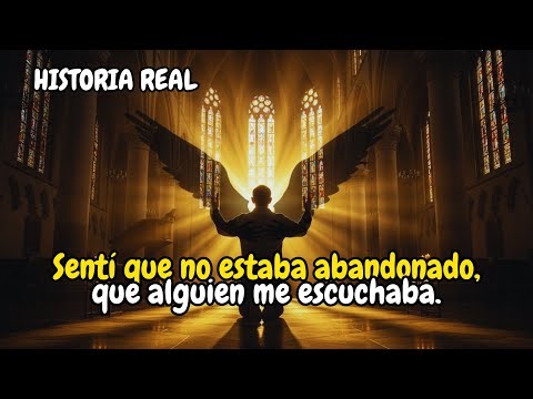 Un ángel me abrazó cuando lloraba solo en la iglesia…