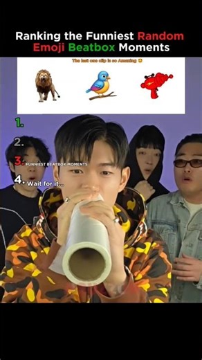 Ranking the Funniest Random Emoji Beatbox Moments #funnyvideo #usa #english #youtubeshorts