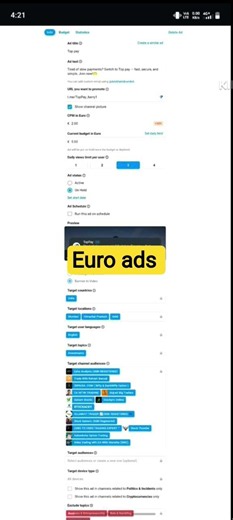 Telegram Euro Ads Full Tutorial 2026 | Step-by-Step Campaign Setup | Beginner Guide