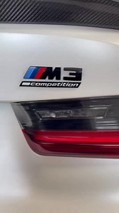 BMW M3 Comp (G80) in for new H&R Sport Lowering Springs, TRAK+ Wheel...