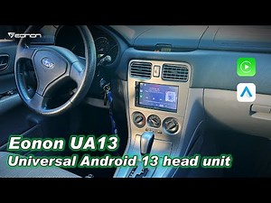 Eonon UA13 Wireless CarPlay & Android Auto Universal Double Din Installation With Real Android 13
