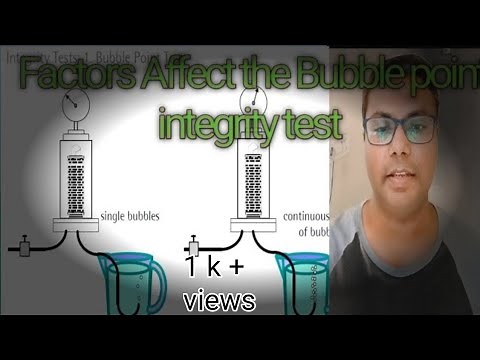 Factors Affecting the Bubble point integrity test