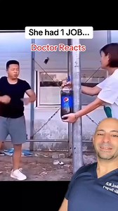 179K views · 424 reactions | She had 1 Job!✅Follow @drdavidabbasi for More Daily Medical Content & Health Tips! Schedule a consultation to see Dr. Abbasi as a patient in Delray Beach! Visit www.primeorthocenter.com #medical #doctor #bone #mma | David Abbasi, MD - Sports Medicine & Orthopedic Surgery | Facebook