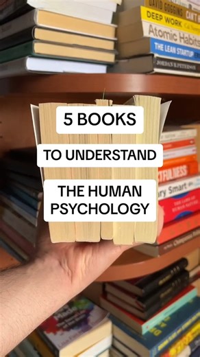 5 Books to understand human psychology. For audiobook register here: https://amzn.to/47El3jA | Lover of Books