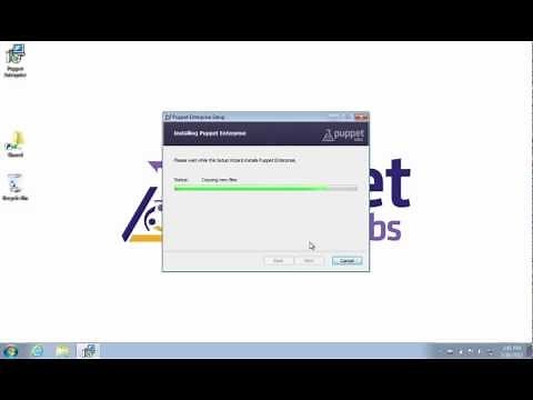 Puppet Enterprise Windows Installation in Five Minutes