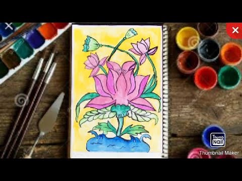 Thangka painting | sikkim traditional painting || step by step