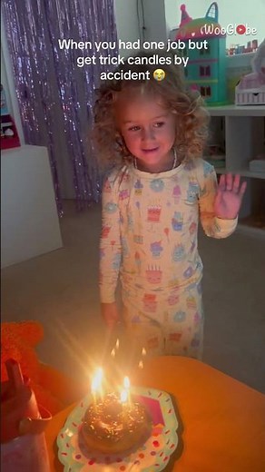 Birthday Candle Prank: Little Girl vs. Trick Candles Showdown || WooGlobe