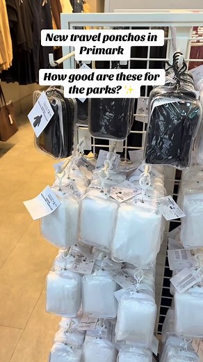 New Travel Ponchos from Primark for Disney Parks