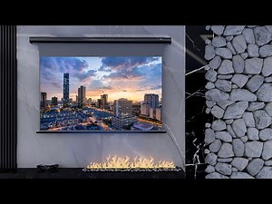 100" VIVIDSTORM Ambient Light Rejecting(ALR) Projector screen gives your a big-screen experience.