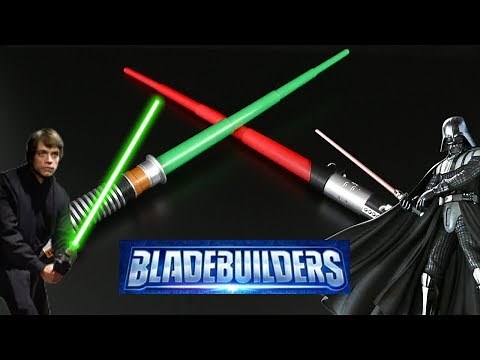 Star Wars Bladebuilders Extendable Darth Vader & Luke Skywalker Lightsabers from Hasbro