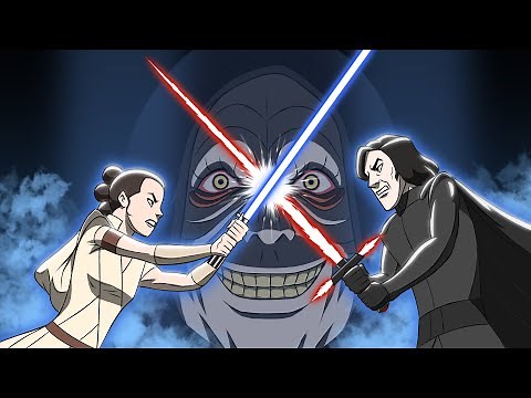 Kylo Ren vs Rey - Star Wars: The Rise of Skywalker Animated Parody - Movie Shenanigans!