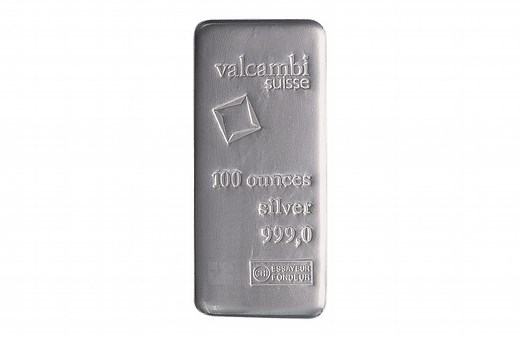 Buy 100 oz Valcambi Suisse Silver Bars | Buy Silver Bars | KITCO