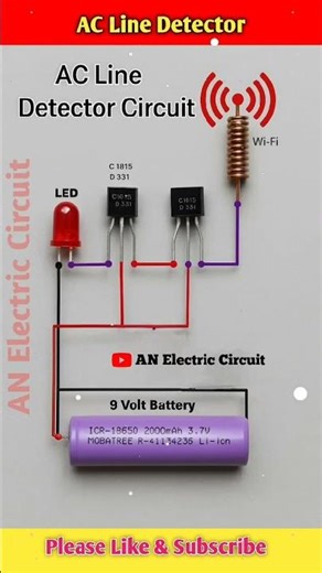 AC line Detector |#electrical #electricalcircuit #circuit #electroniccircuit #detector #viral