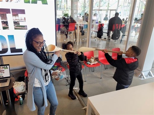 We Made Musical Instruments From Trash at Manhattanville Community Day