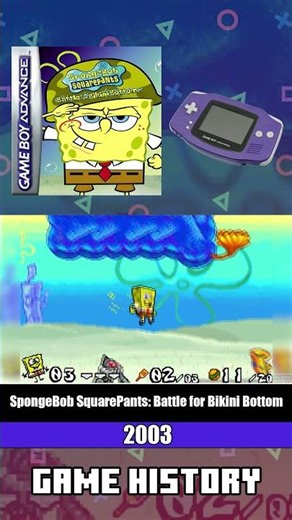 SpongeBob SquarePants Games for GBA #shorts