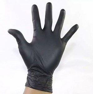 [Hot Item] Economical Black Nitrile Gloves, Powder-Free, Industrial Strength for Cost-Effective Performance