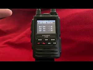 Check Firmware Version Yaesu FT3D