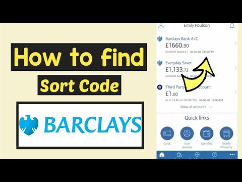 [ All Ways ] Find Barclays Sort Code | Barclays sort code Get all methods Without Cheque / Statement