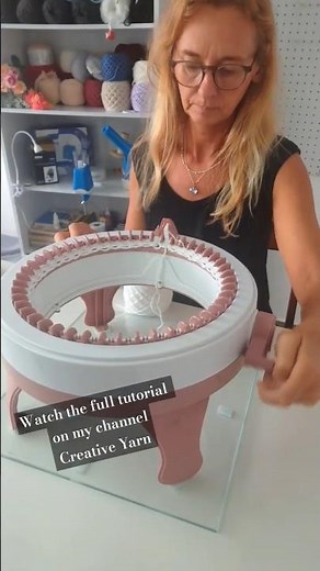 1 hr Granny squares balaclava with Sentro knitting tube Beanie! #crochet #knitting