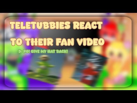Teletubbies react to their fan video // AU \\\\ PT 4 // #slendytubbiesau #reaction #gachaclub //