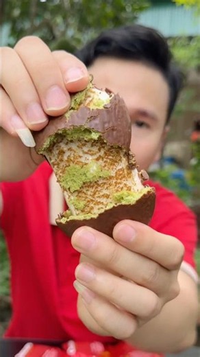 Reviewing Matcha Red Bean Choco-Pie | Trọng Sao Review #shorts