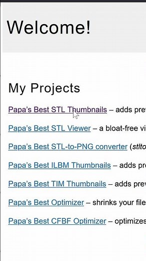 Papas Best STL Thumbnails