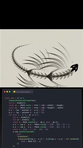 dragon attack corridor animation html css js #coding #funny #frontendcourse #programming #shortvideo