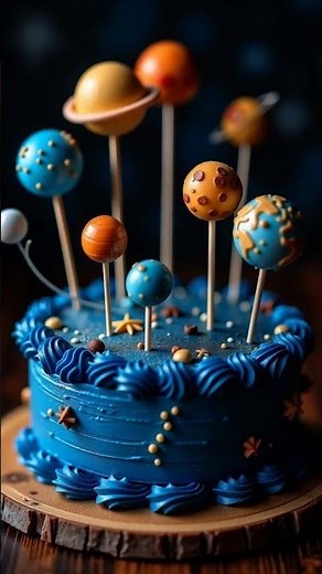 Space Birthday Theme Cake Designs l Planet Cake l Solar System Cake's l