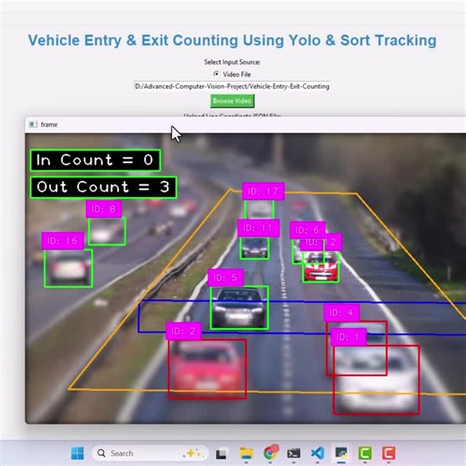 AI-Powered Vehicle Entry & Exit Counting System | Pandian p posted on the topic | LinkedIn