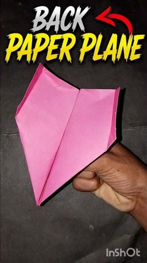 How to Make a Boomerang Paper Airplane That Flies Back! 😱