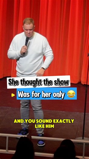 She thought the show was for her only 😂 #chat #comedy | James Kilvington Comedy