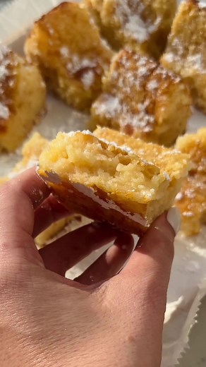 Easy 3 Ingredient Lemon Cake Bars Recipe