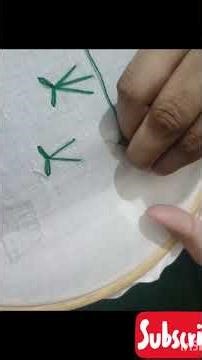 simple charry #embroidery #artandcraft #shortsfeed #viral #viralvideo #shortvideo #vuralvideo #art