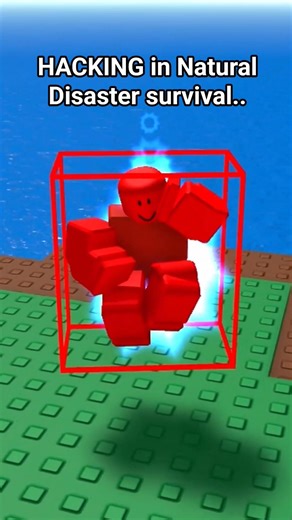 HACKING Natural disaster survival.. #naturaldisastersurvival #roblox #c00lkidd #hacker #funny