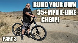 DIY e-bike pt 3/3 | How to build a cheap fast electric mountain bike | Battery, sensors, & screen