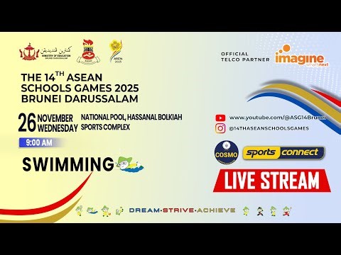 The 14th ASEAN Schools Games (ASG14), 2025, Brunei Darussalam - Swimming (26 November 2025) (AM)